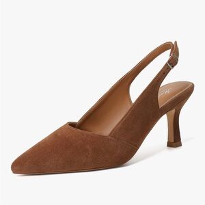 Brown Slingback Heels